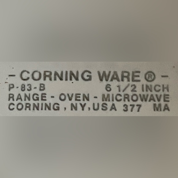 Vintage 2 Corningware Blue Cornflower P-83-B 6.5” Skillet/P-81-B 1 Pint Saucepan - Picture 10 of 11